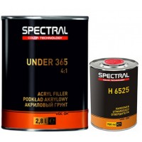 Грунт акриловый автомобильный SPECTRAL UNDER 365, черный 2,8 л + 0,7 л