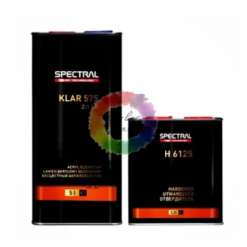 Лак безбарвний Klar SPECTRAL 575 2+1, 5л + Затверджувач Н6125, KLAR 535/575, 2,5л