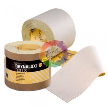 Р400 INDASA RHYNALOX PLUS LINE Зносостійкі Рулони на Латексній Основі, 115мм х 1м