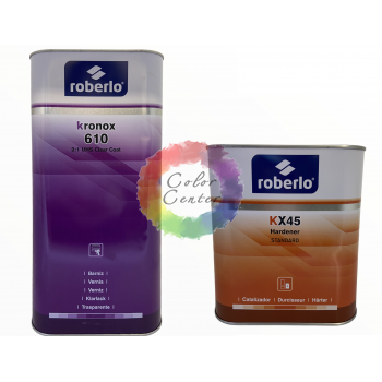 Акриловий Лак ROBERLO  KRONOX 610 UHS 2:1, 5л + затверджувач KX45, 2,5л
