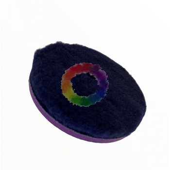 Zvizzer шерстяной круг  (ворс 15 мм) / "Doodle" Wool-Pad, black 15mm, 155мм