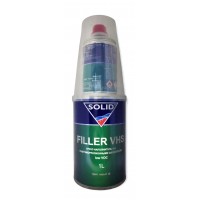 Акриловый грунт наполнитель SOLID FILLER VHS 4+1, белый, 1 л + 0.25 л